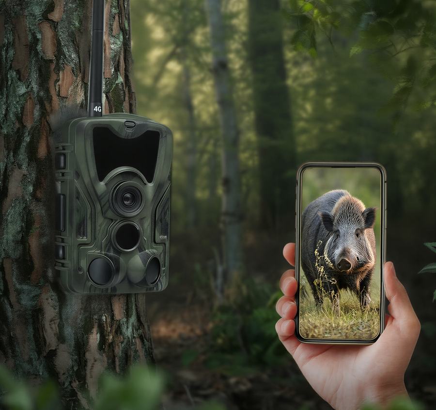 4K Trail Camera with 4G+ Display